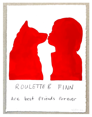 MEDIUM DOUBLE unframed custom portrait