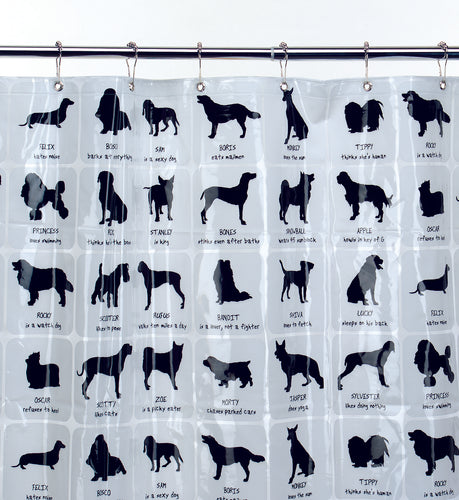 Dog Shower Curtain