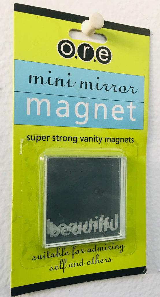 BEAUTIFUL: refrigerator magnet mirror – Carter Kustera Portraits